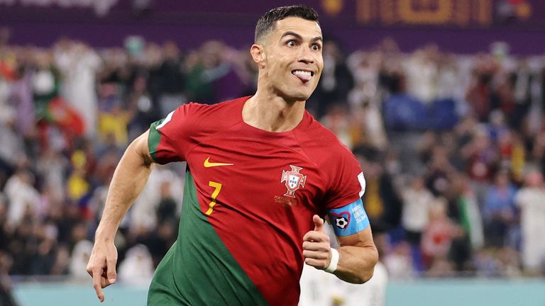World Cup 2022 - Portugal 3-2 Ghana: Cristiano Ronaldo creates yet another piece of history in five-goal thriller | Football News | Sky Sports